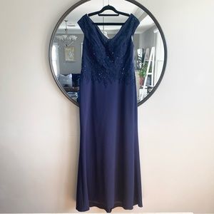 Navy Dress Formal Mother of Bride (never worn)